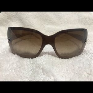 Chanel 5065 Shield Sunglasses CC Logo Silver